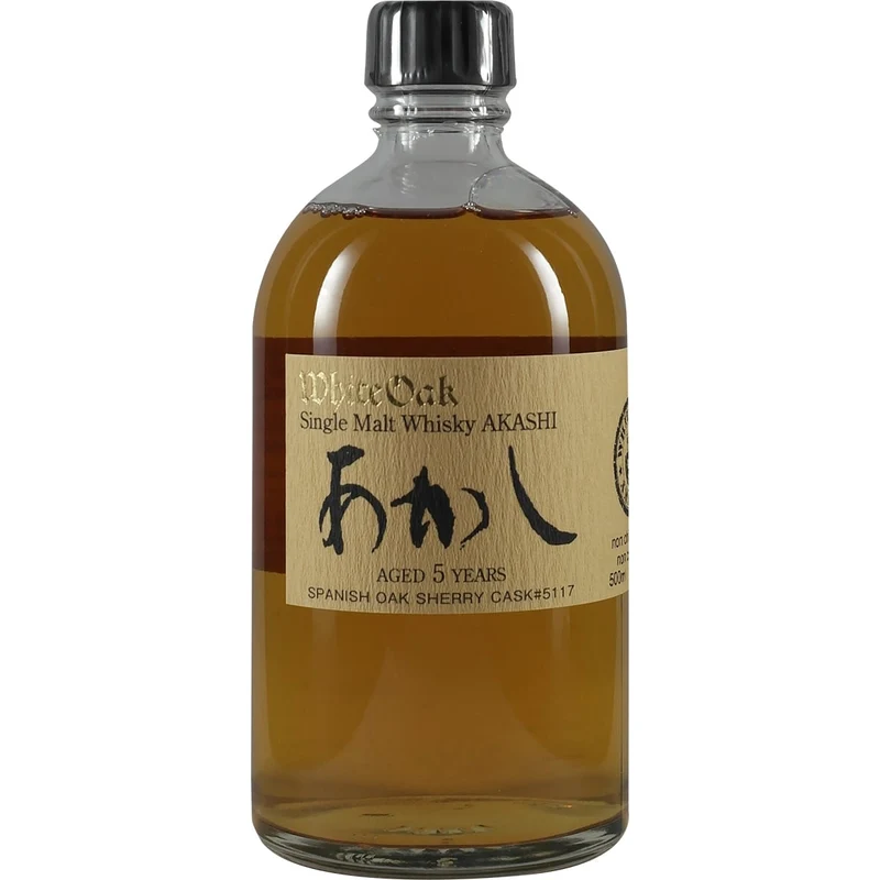 Akashi Single Malt White Oak 5 Jahre Spanish Oak Sherry Cask #5117