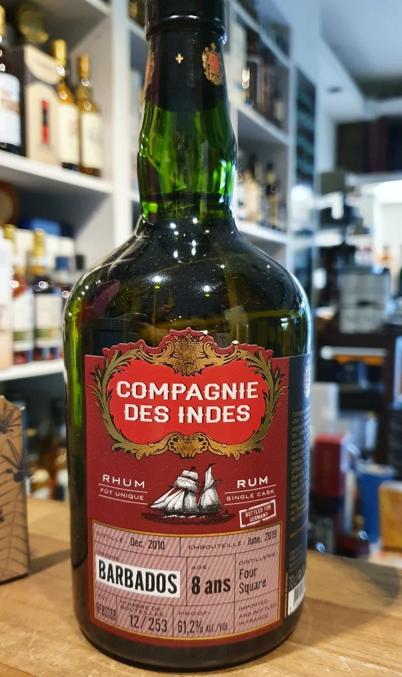 Compagnie des Indes Foursquare 2010 8 y Barbados 61,2 % vol. 0,7l cdi Single Cask Rum
