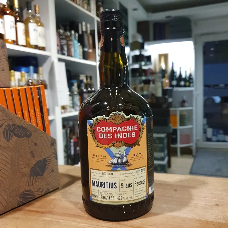 Compagnie des Indes Mauritius Secret Dist. 9 YO 42% vol. 0,7l cdi Rum