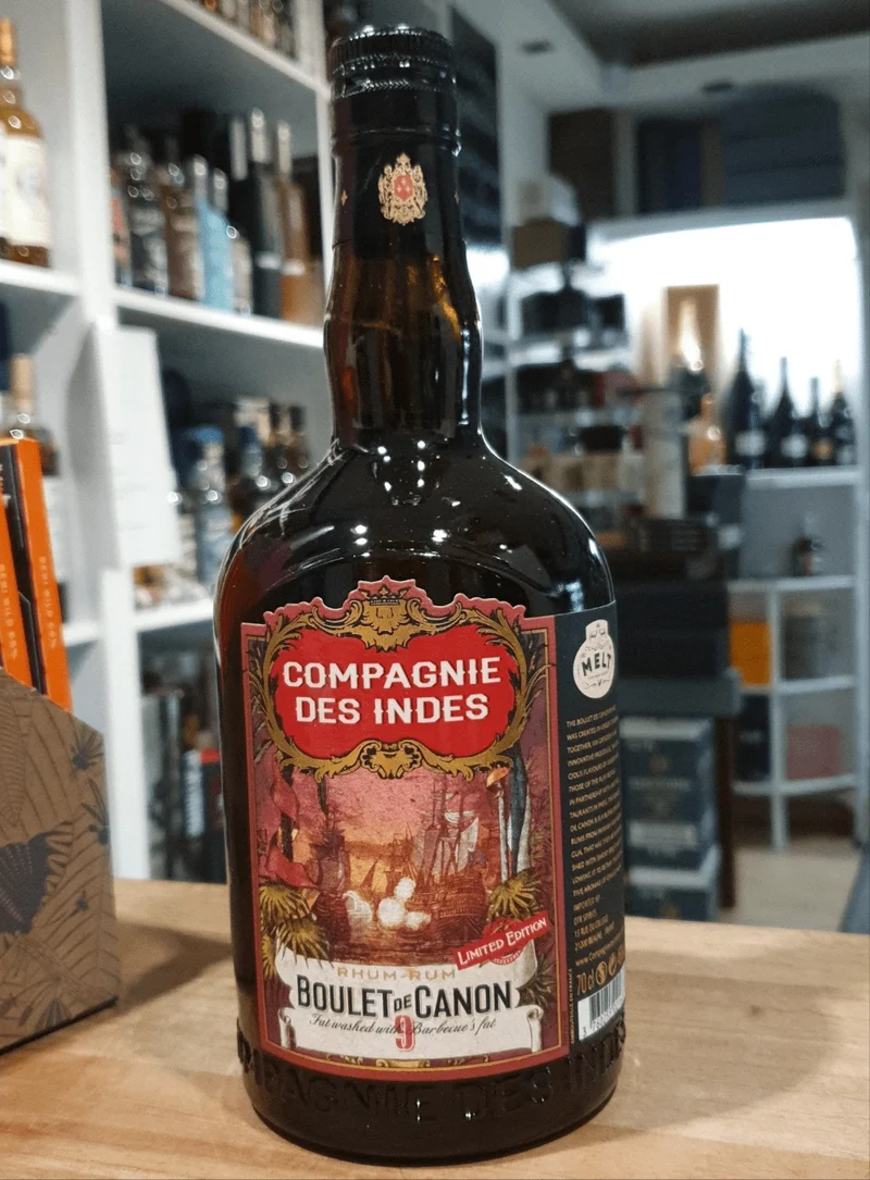X Compagnie des Indes Boulet de Canon No. 9 cdi Rhum Rum0,7l 46% vol. Fassabfüllung Sonderedition limitiert auf ein Fass