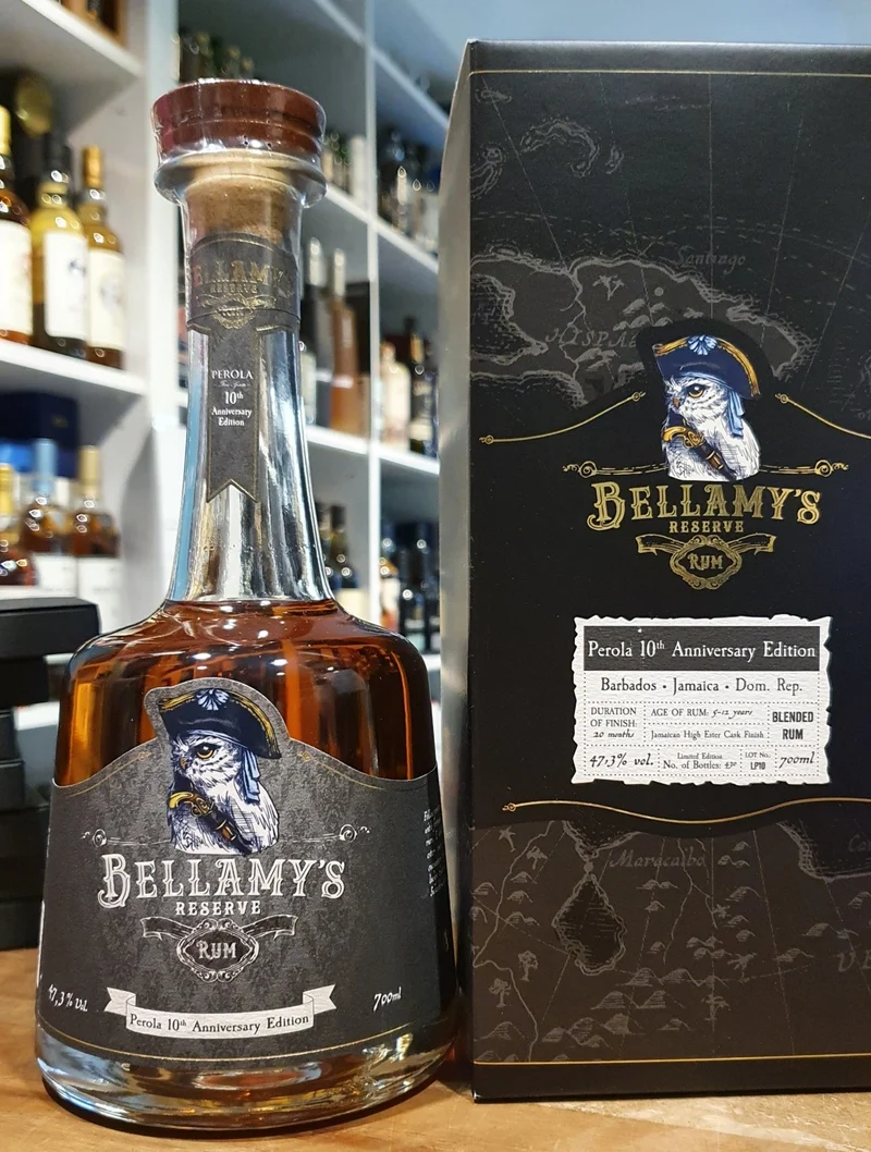 X Bellamy's Rum 10th Edition Jam. High Ester cask 0,7l 47.3%vol.