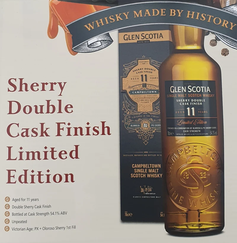 Glen scotia 11 Finish sherry PX Oloroso 0,7l 54,1 %vol.2008 2020