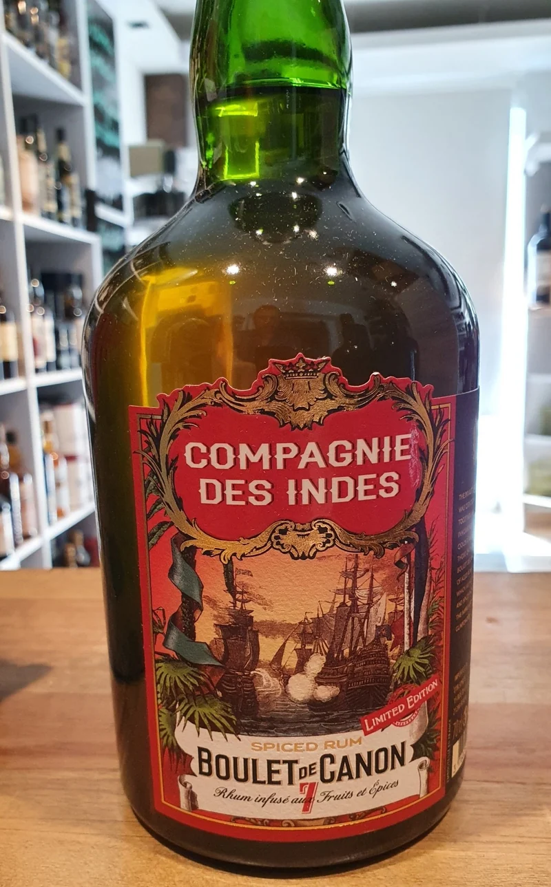 X Compagnie des Indes Boulet de Canon Nr. 7 cdi Rhum Rum 0,7l 46 % vol. Fassabfüllung Sonderedition limitiert auf ein Fass