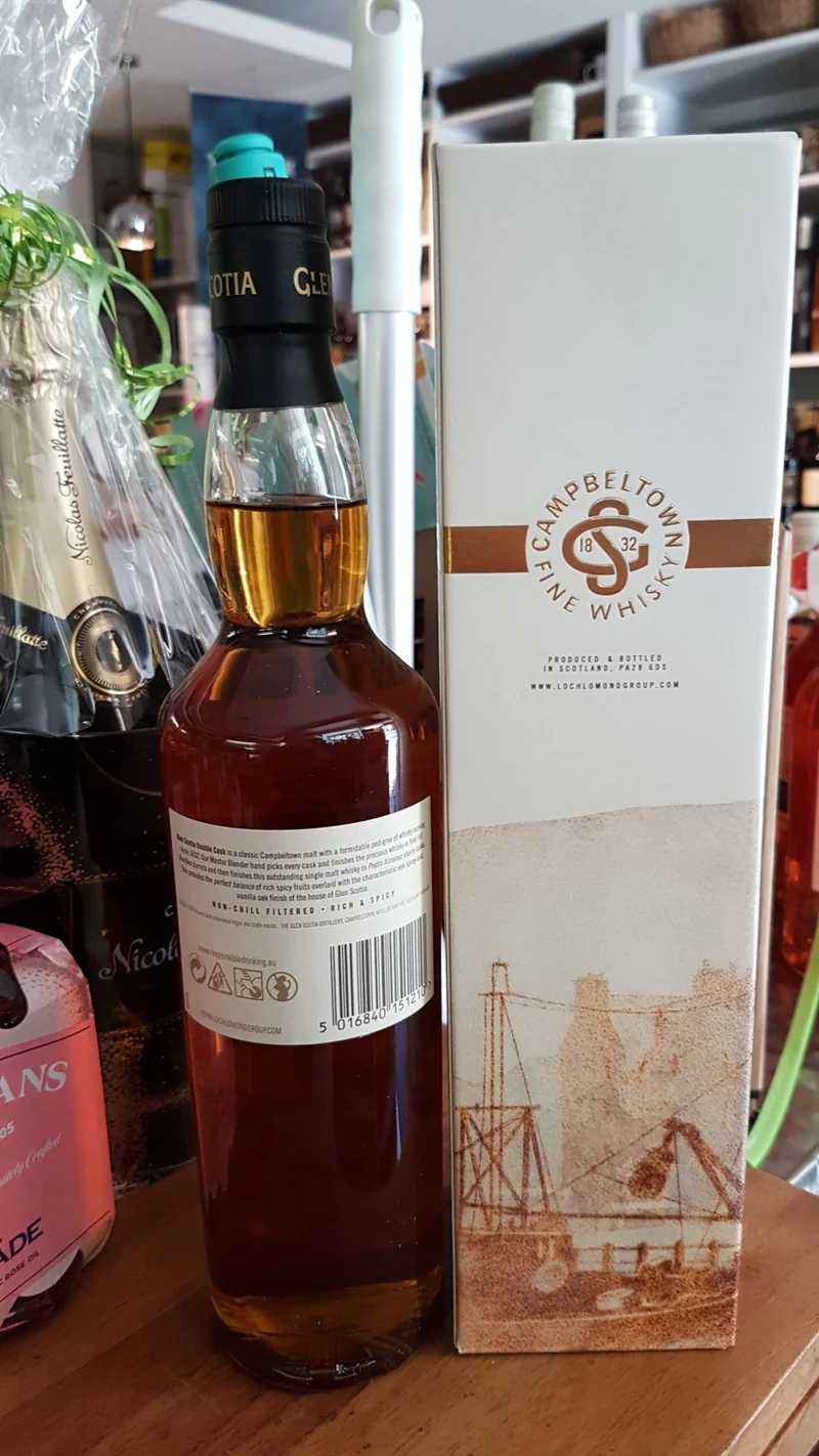 X Glen Scotia double cask ALTE AUSSTATTUNG bourbon sherry whisky 0,7l Fl 46% vol.