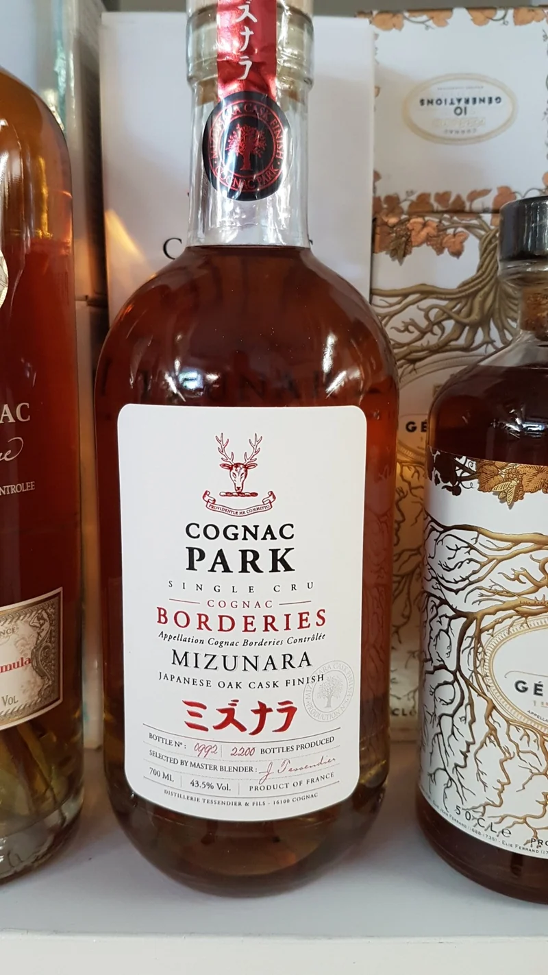 Cognac Park Borderies Cognac im Mizunara Fass gelagert 0,7l 43.5% vol.