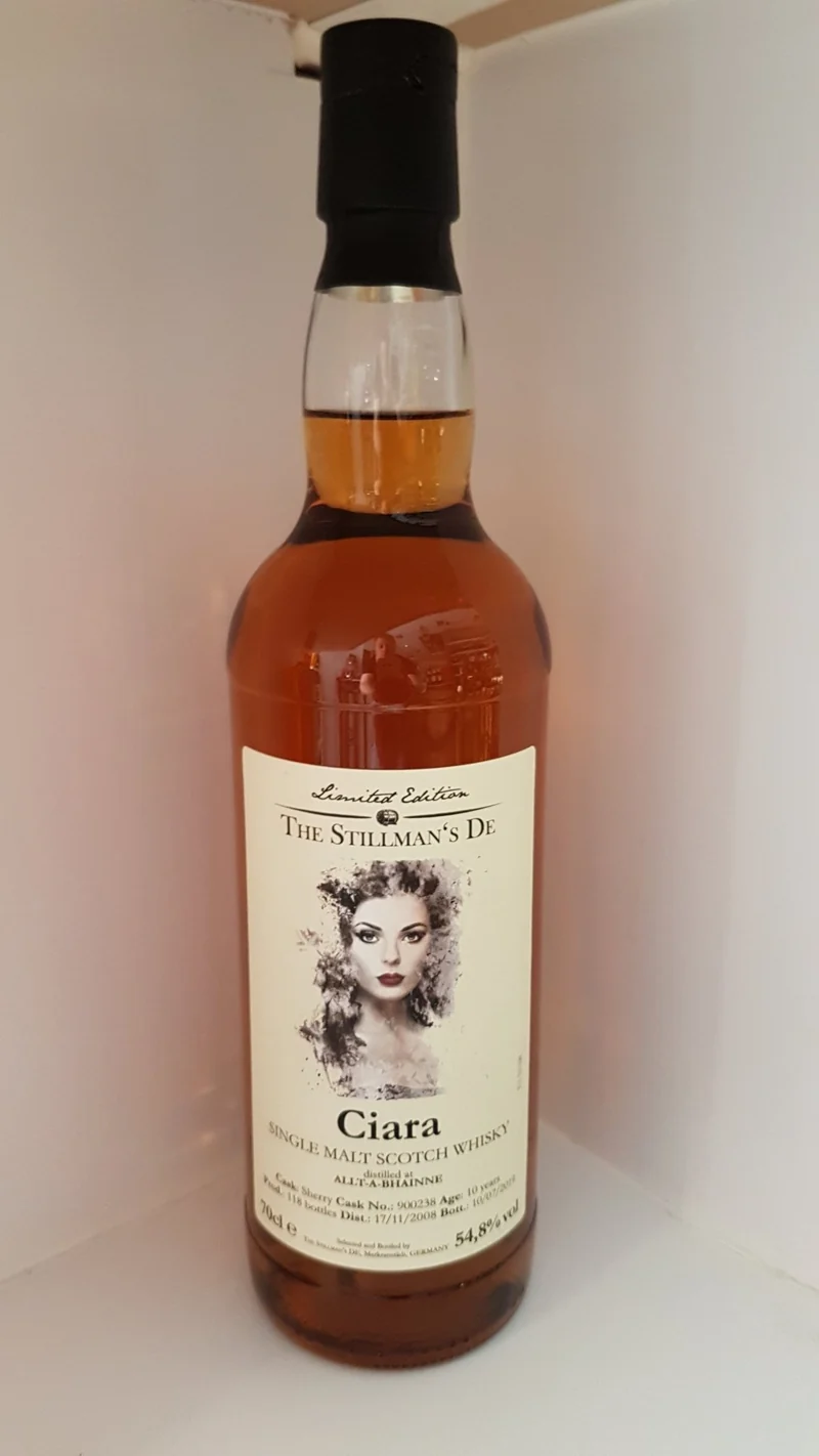 X Allt a bhainne Single cask 2008 Ciara The Stillmans 0,7l 54.8% vol. Whisky