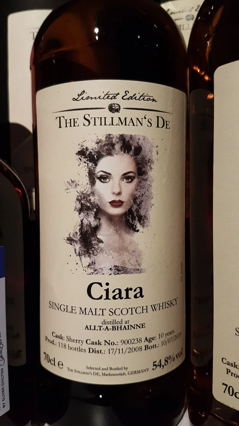 X Allt a bhainne Single cask 2008 Ciara The Stillmans 0,7l 54.8% vol. Whisky