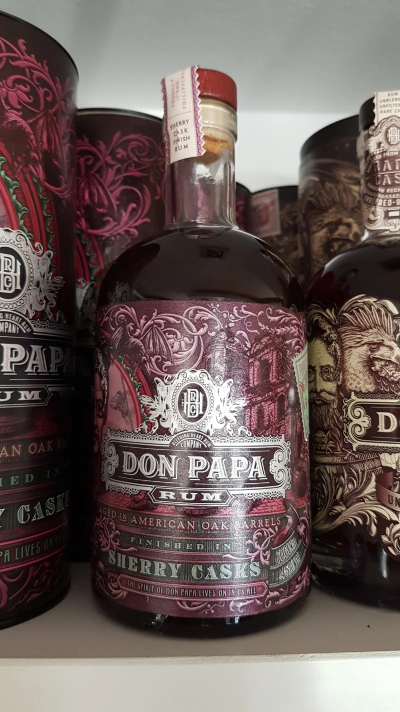 Don Papa Rum sherry cask 0,7l 45% vol. mit Geschenk Dose
