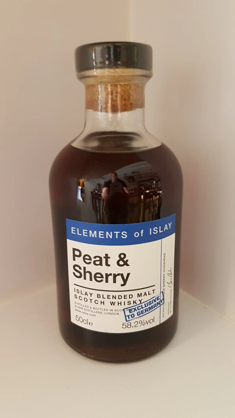 Elements of islay Peat & sherry Islay blend scotch whisky 0,5l 58.2 % vol.