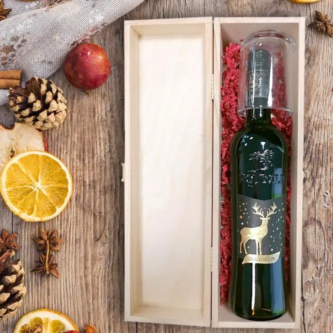 Individuelles Glühwein Geschenkset mit Namen bedruckt