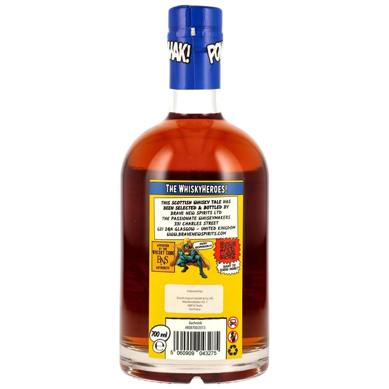 AUCHROISK - 12 Jahre Whiskyheroes: The Might of the Moor Brave New Spirits - 57,2% Vol.