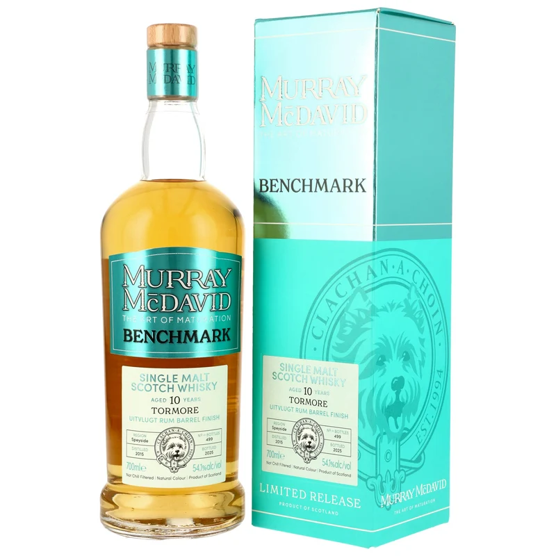 TORMORE - 10 Jahre Uitvlugt Rum Barrel Finish - 54,1% Vol.