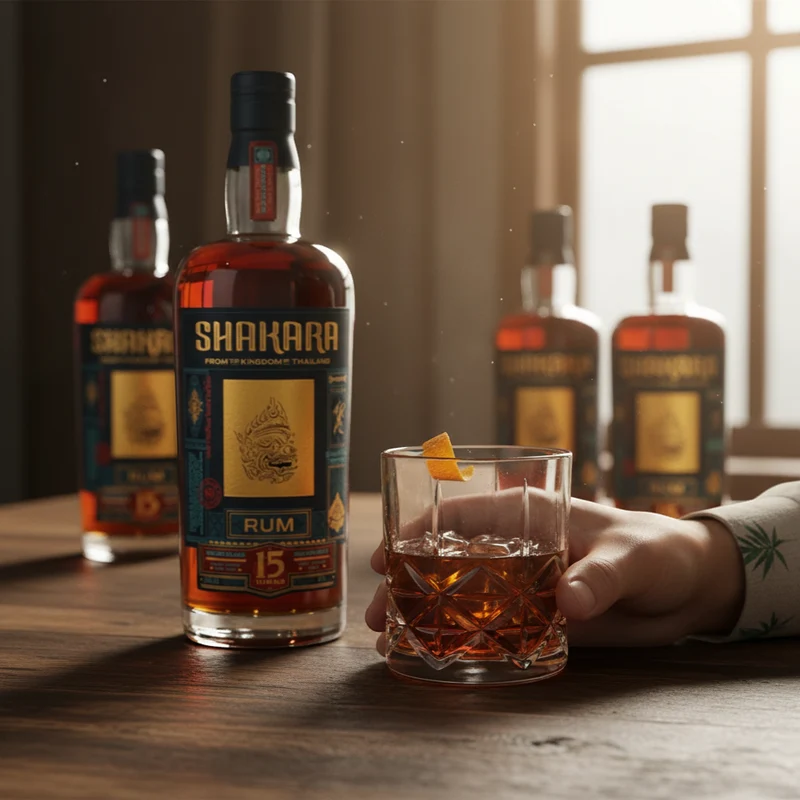SHAKARA - 15 Jahre Thailand Rum - 46,2% Vol.