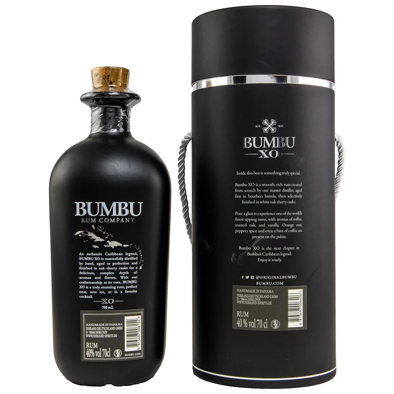 BUMBU - XO Rum in Tube - 40% Vol.