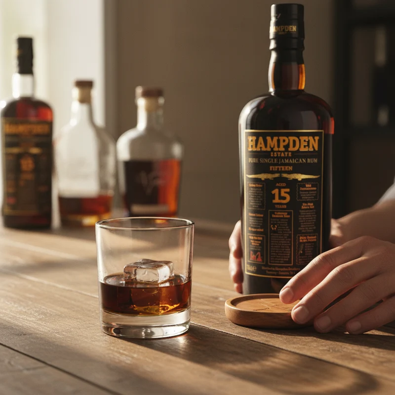 HAMPDEN - 15 Jahre Pure Single Jamaican Rum - 50% Vol.