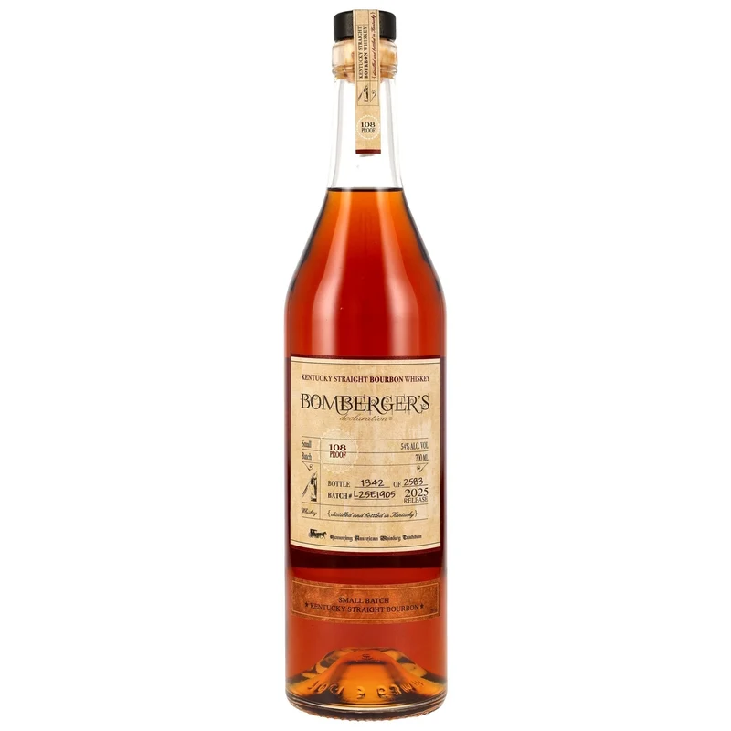 BOMBERGER`S - Declaration Kentucky Straight Bourbon 2025 - 54% Vol.