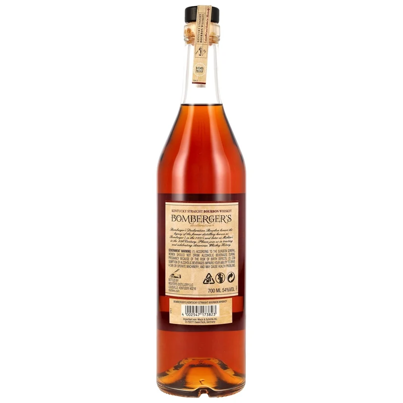 BOMBERGER`S - Declaration Kentucky Straight Bourbon 2025 - 54% Vol.