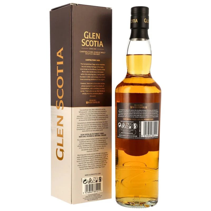 GLEN SCOTIA - 2011/2025 Whiskyopolis Campbeltown Saga No.1 - 50% Vol.