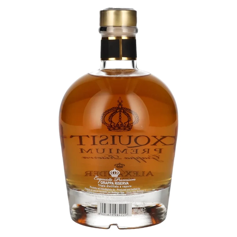 Bottega Alexander Exquisite Premium Grappa Riserva 38% Vol. 0,7l