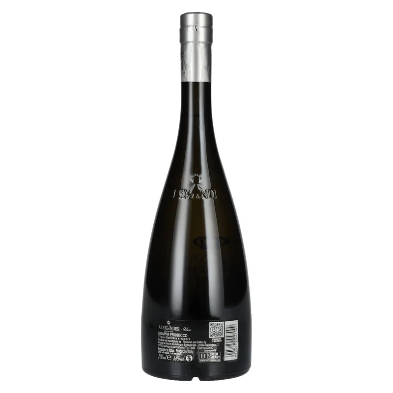 Bottega Alexander Aqva Di Vita Grappa Prosecco 38% Vol. 0,7l