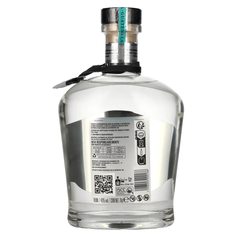 Botran CRISTALINO Ron Reserva Platino 40% Vol. 0,7l