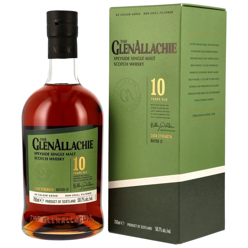 The GlenAllachie 10 y.o. Cask Strength – Batch 12 59,7% vol. 700ml