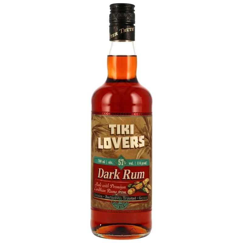 Tiki Lovers Dark Rum 57% vol. 700ml