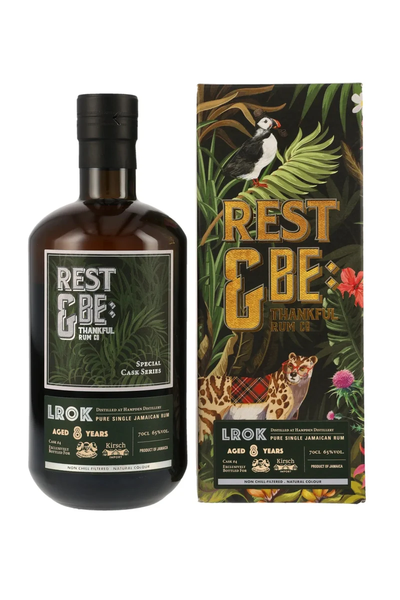 Hampden 2016/2024 8 y.o. LROK Single Cask #4 - Rest & Be Thankful 65%vol. 700ml
