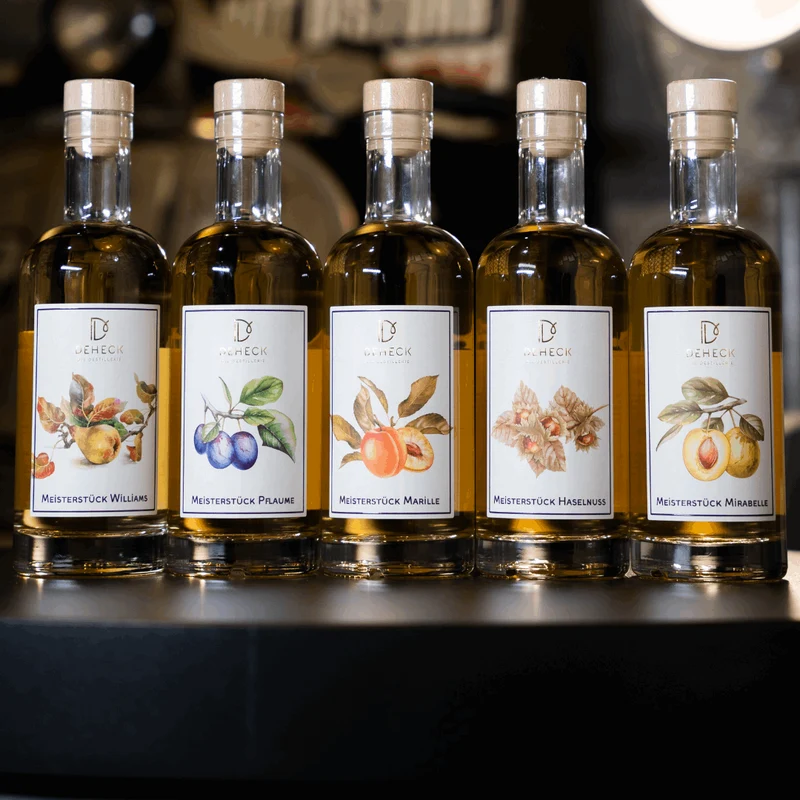 Meisterstück Spirituosen | Mirabelle, Pflaume, Williams, Haselnuss & Marille | 40%