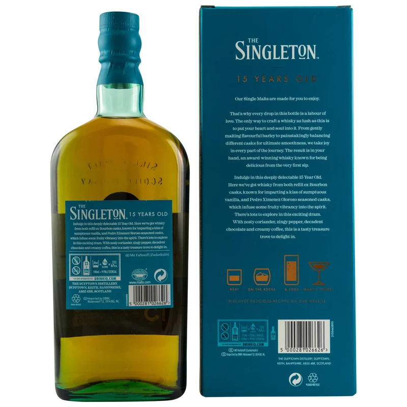 The Singleton of Dufftown 15 Jahre