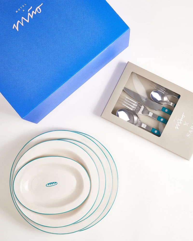 MaM x Sabre Paris Geschenk-Set dunkelgrün 8-teilig