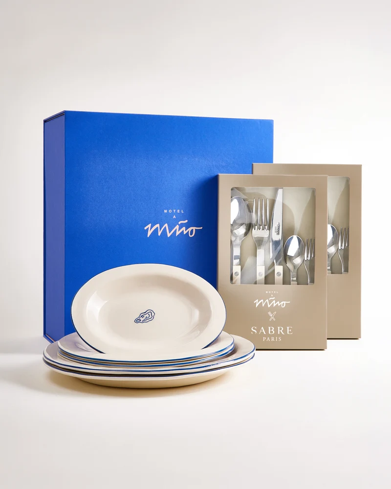 MaM x Sabre Paris Geschenk-Set blau 8-teilig