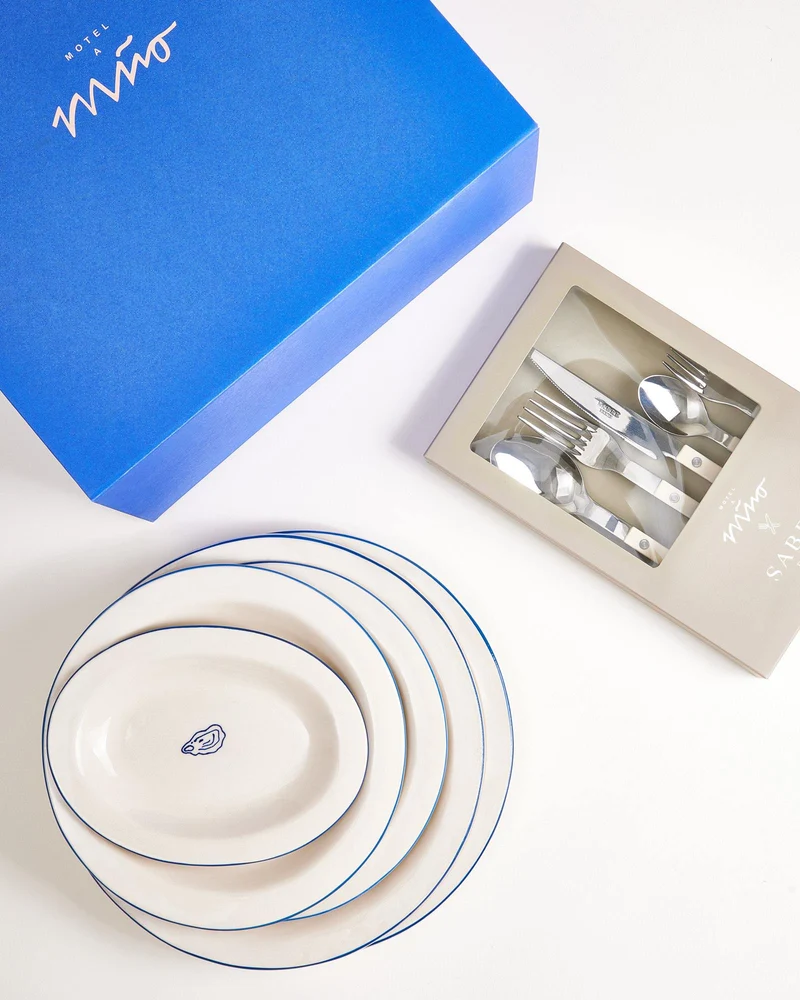 MaM x Sabre Paris Geschenk-Set blau 8-teilig