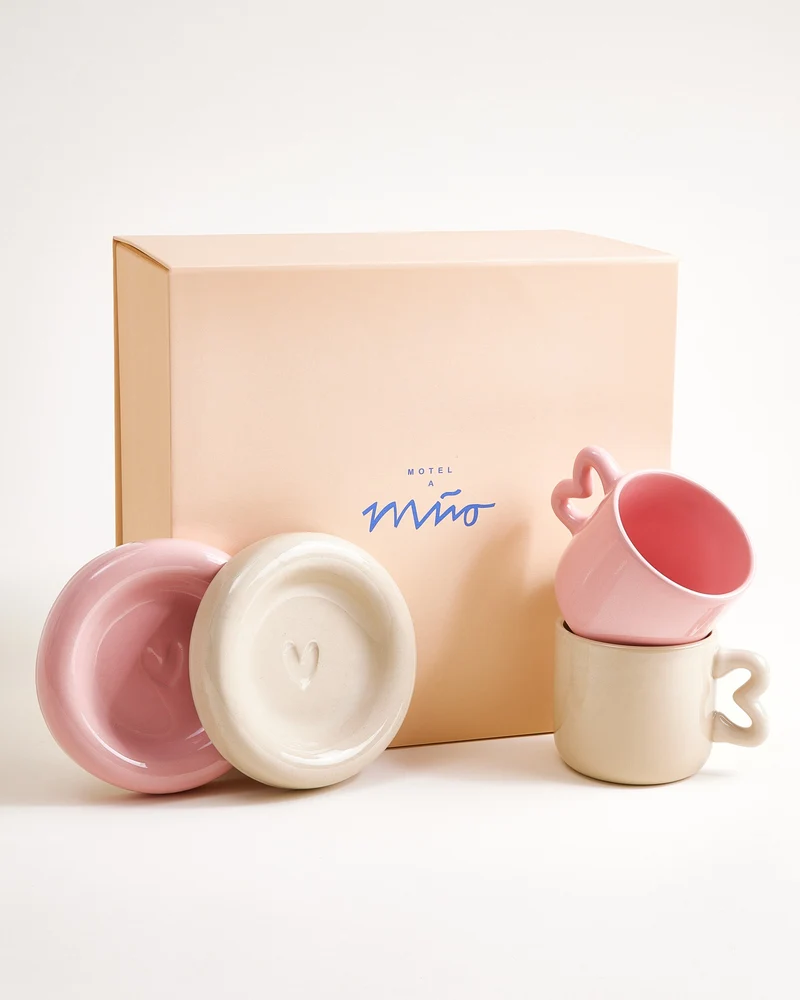 Seia Geschenk-Set rosa sand 5-teilig
