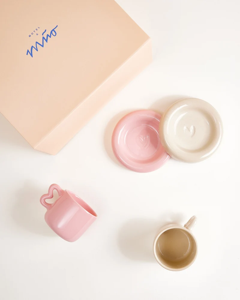 Seia Geschenk-Set rosa sand 5-teilig