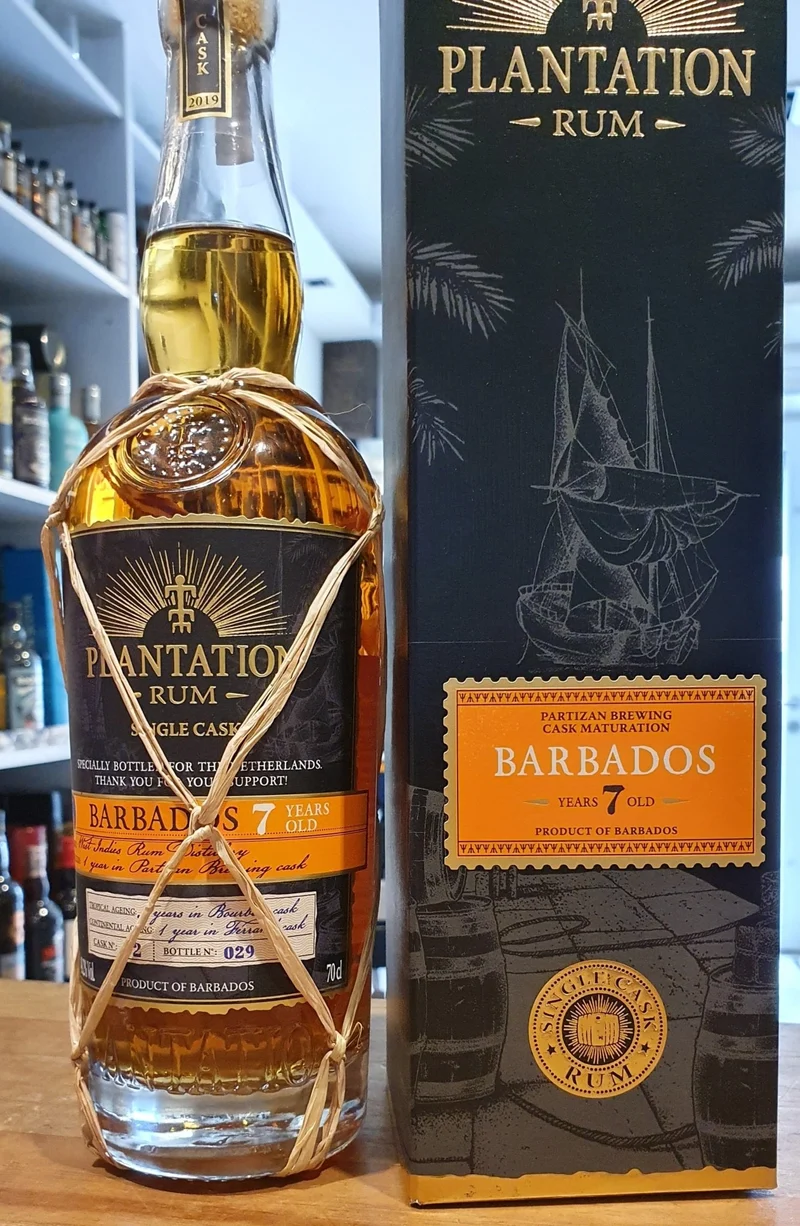 Plantation Barbados 7 y XO NL 2019 Partizan Brewing Cask 0,7l 48,2% vol. single cask Rum Planteray