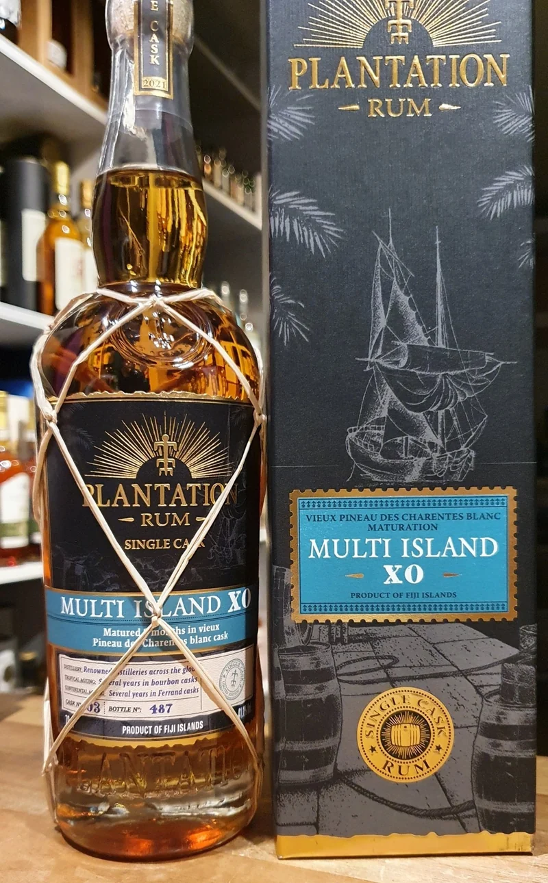 Plantation Multi Island 2021 PdC XO 0,7l 41,2% vol. single cask Rum Planteray