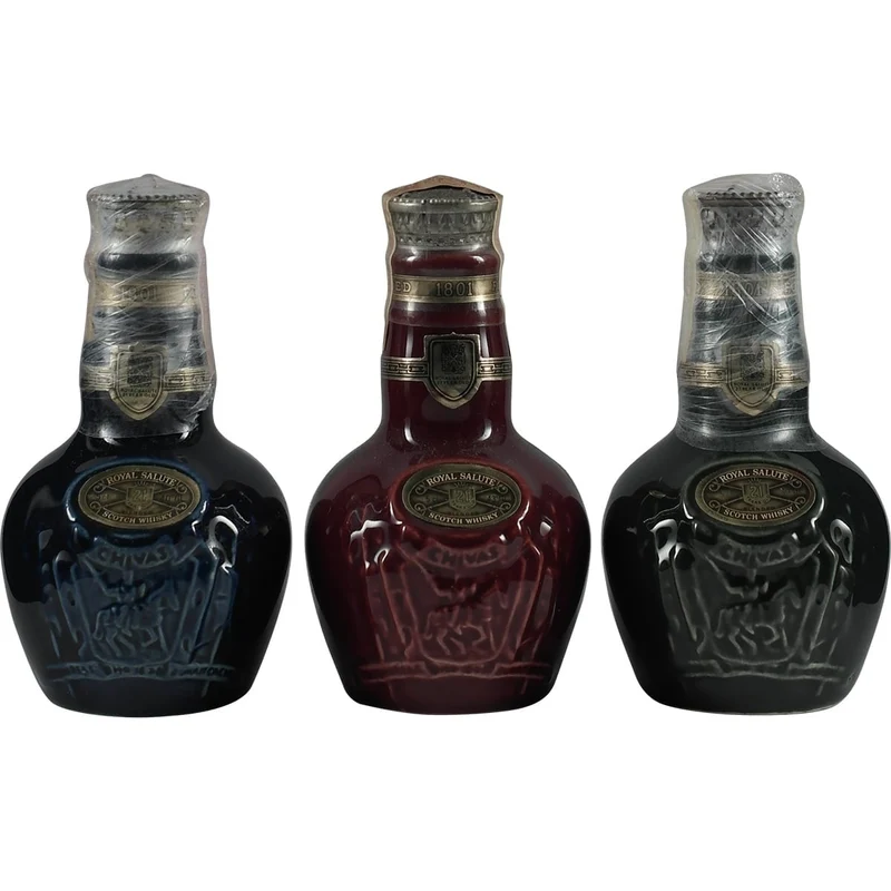 Johnnie Walker Royal Salute 21 Years 3x 50ml Miniture Set