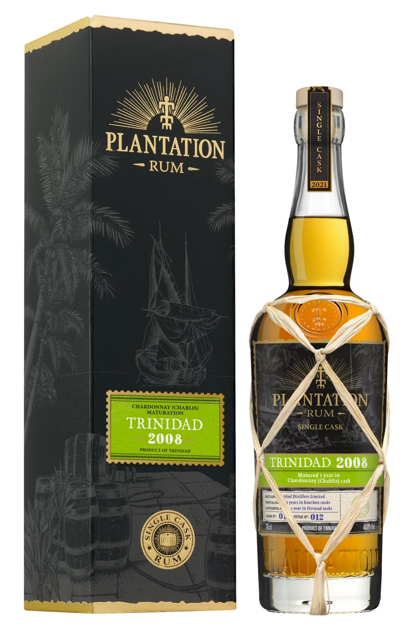 Plantation Trinidad 2008 2021 Chardonnay Chablis XO 0,7l 49,6 % vol. rh single cask Rum Planteray