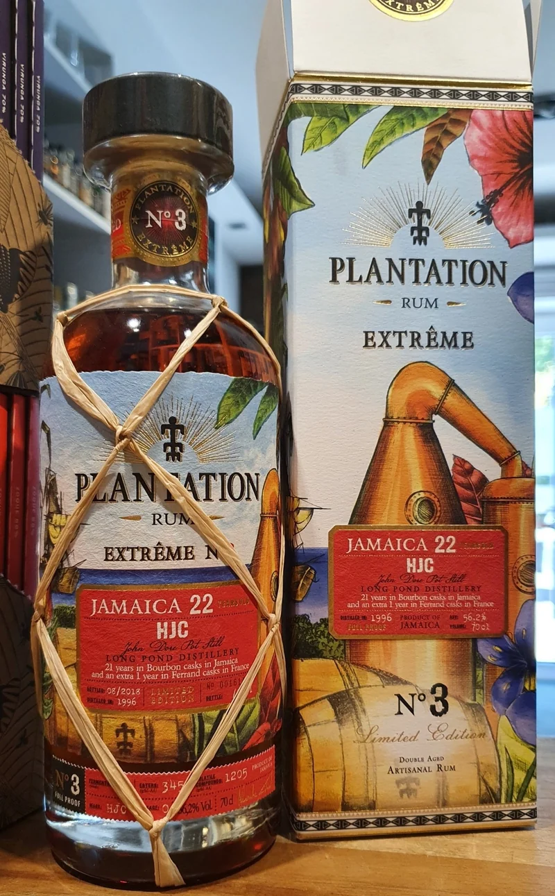 Plantation Jamaica Extreme 1996 No. 3 HJC Long Pond 0,7l 56,2% vol. single cask Rum Planteray