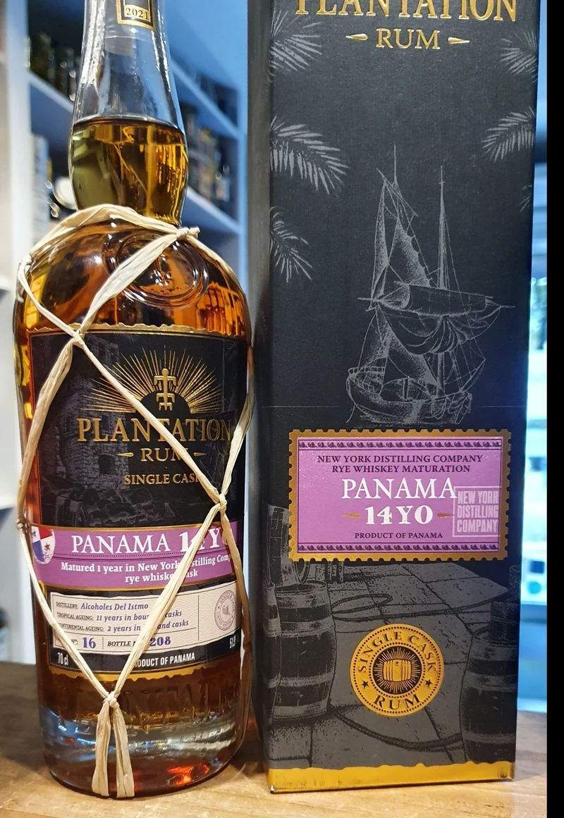 Plantation Panama 14y Rye Whiskey 2021 XO 0,7l 51,9% vol. hm single cask Rum Planteray