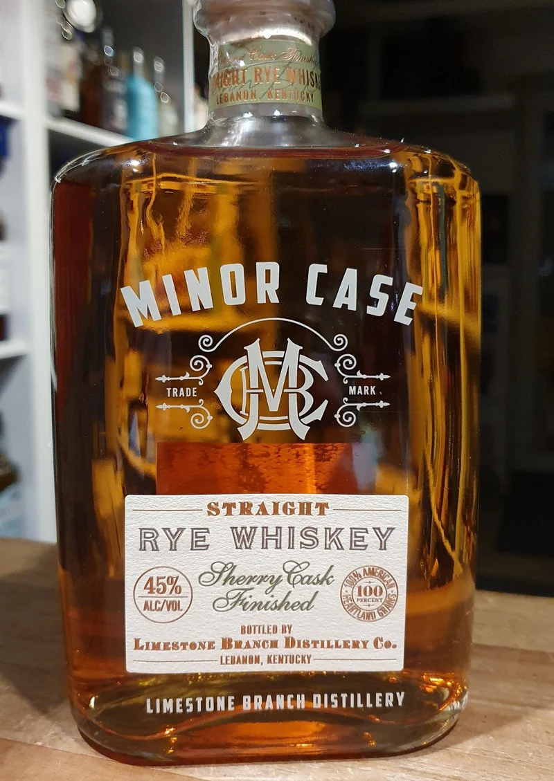 Minor Case straigth Rye sherry cask Whiskey 0,7l 45% vol. Bourbon