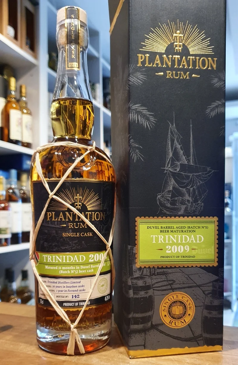 Plantation Trinidad 2009 Duvel 2021 XO 0,7l 45,3% vol. dp single cask Rum Planteray