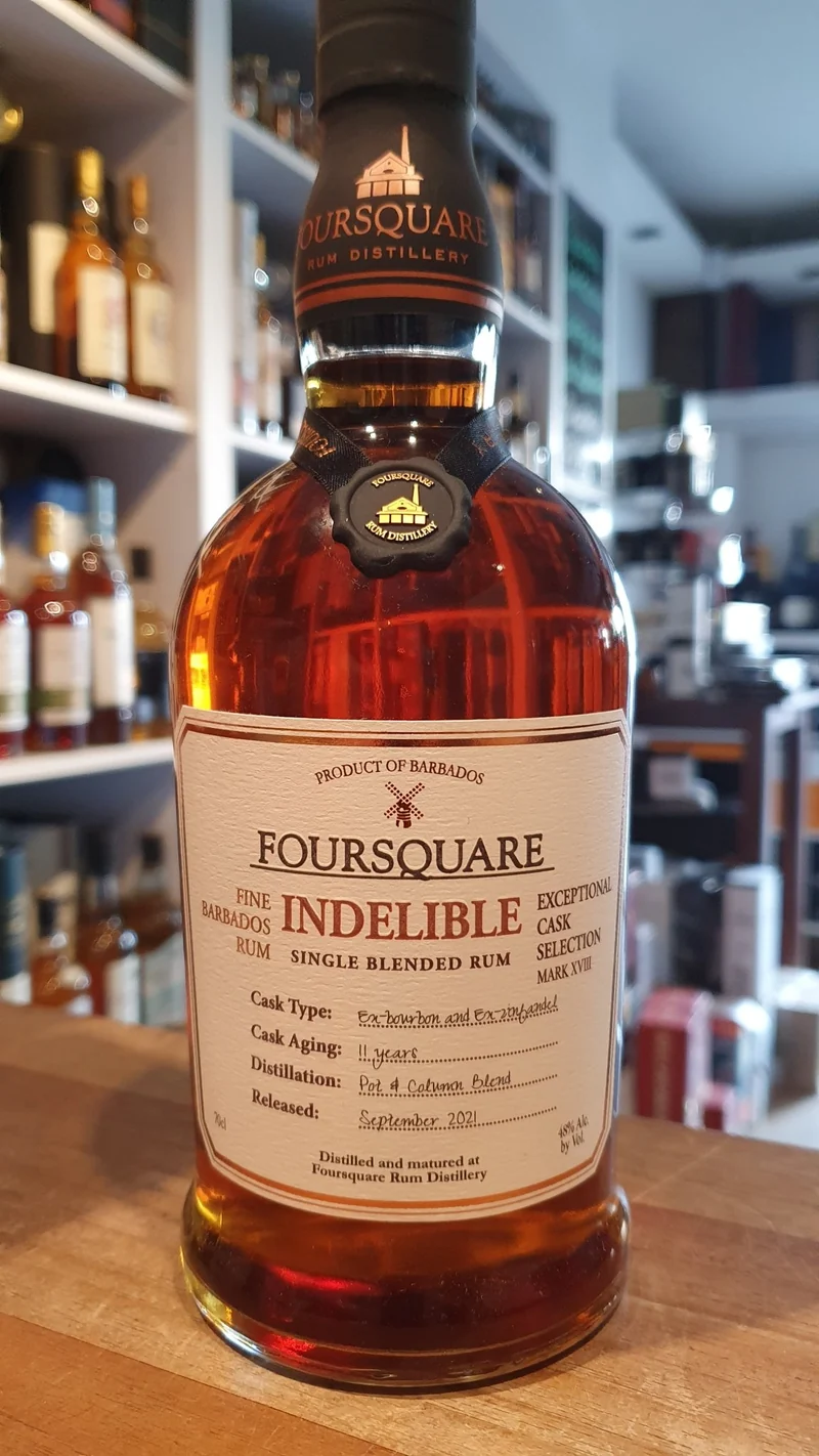 Foursquare Indelible Barbados #22 Exceptional collection 48% vol. 0,7l ecs rum