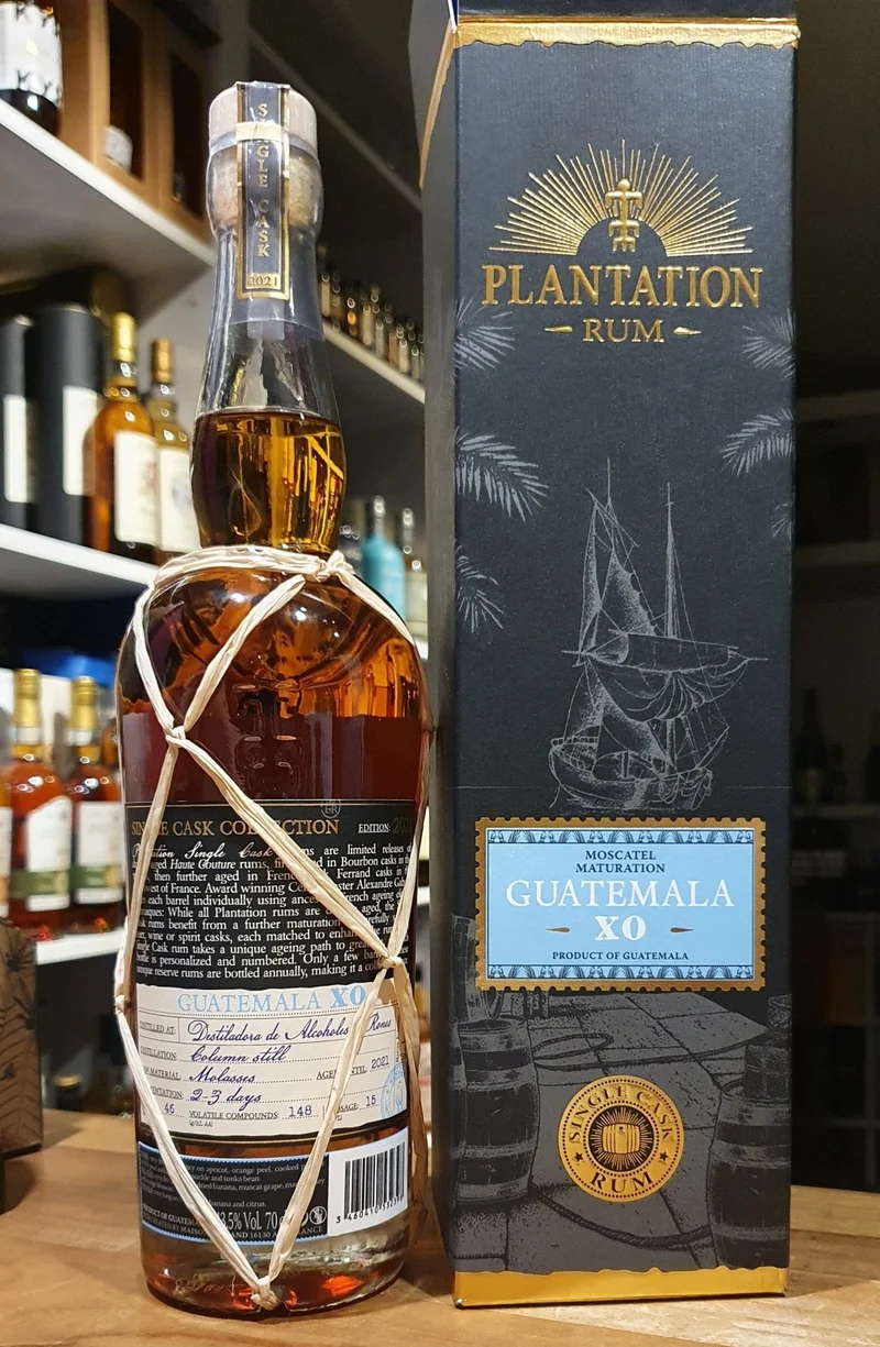 Plantation Guatemala 2021 Moscatel XO 0,7l 43,5% vol. dp Rum Planteray