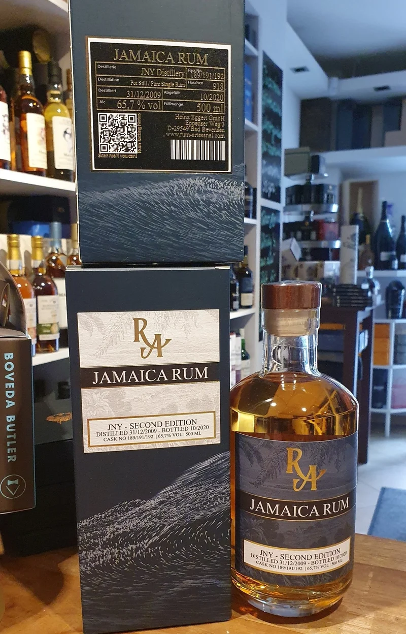 RA New Yarmouth 2009 JNY second edition 0,5l 65,7% vol. Jamaica Artesanal Rum