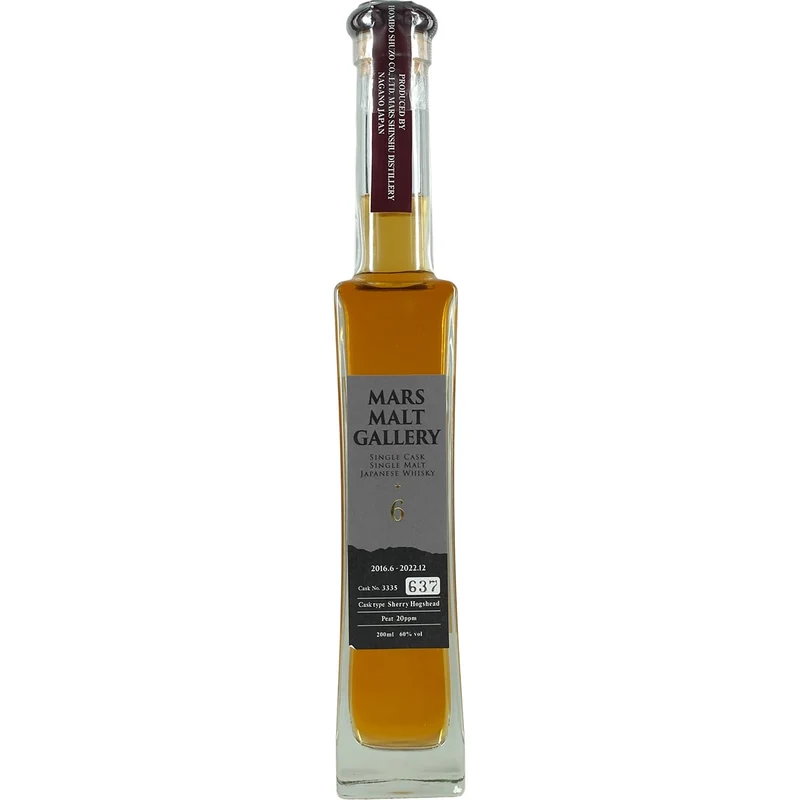 Mars Whisky Malt Gallery Single Cask Whisky 6 Years Cask #3335 200ml