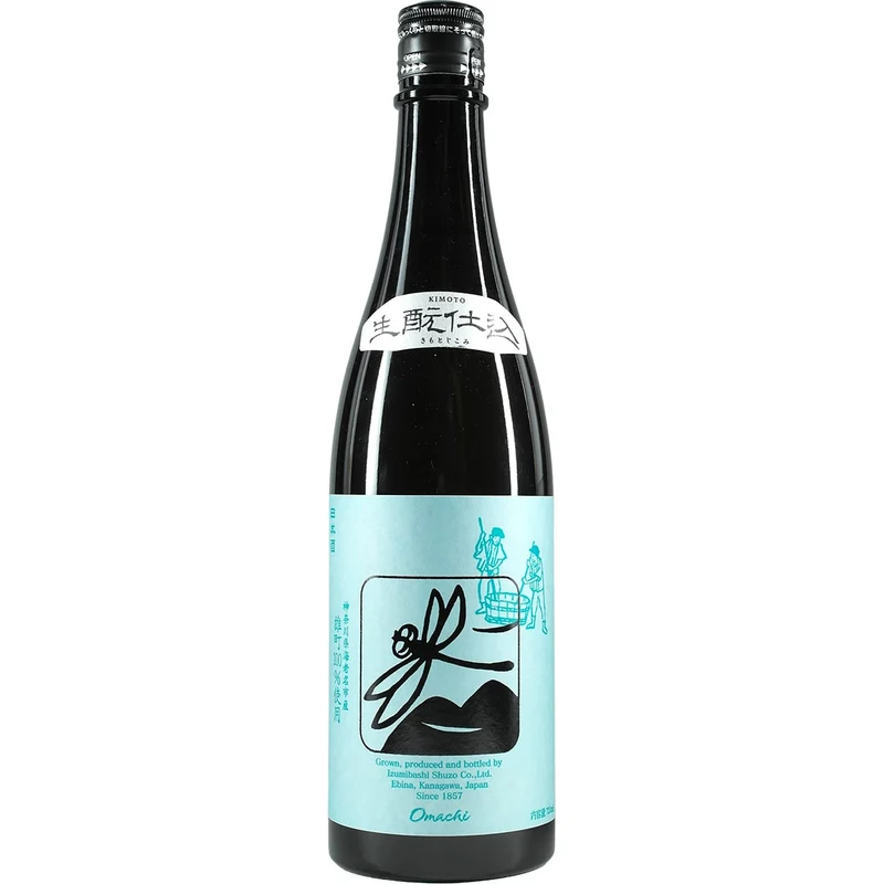 Izumibashi Sky Blue Kurotonbo Kimoto Junmai Sake