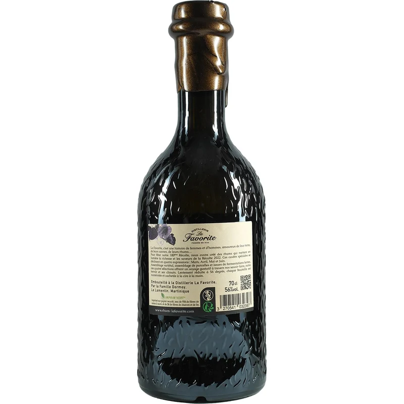 La Favorite Rhum Recolte de Avril