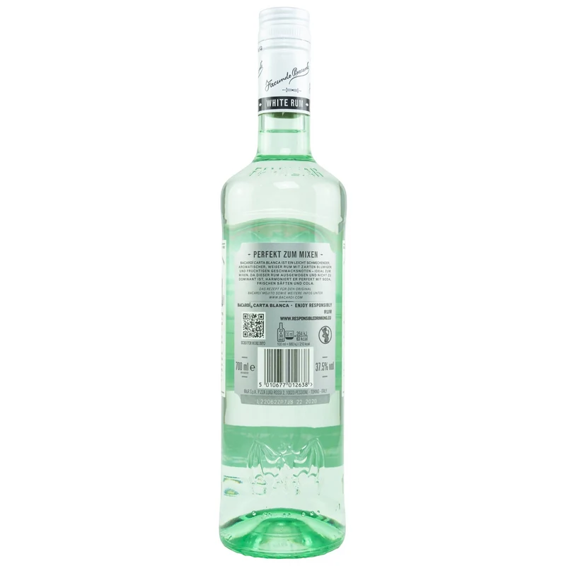 BACARDI - Carta Blanca - 37,5% Vol.